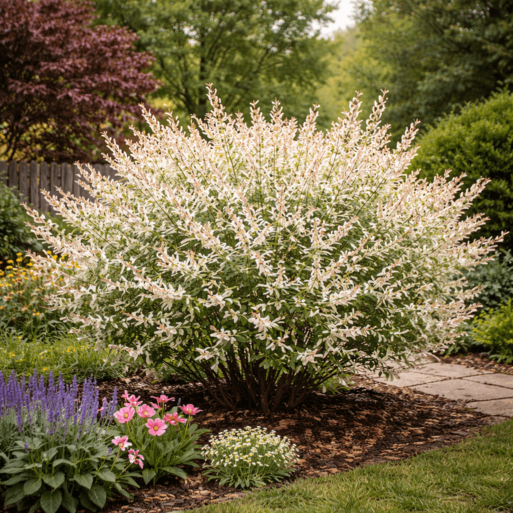 Snow White Willow Shrub
