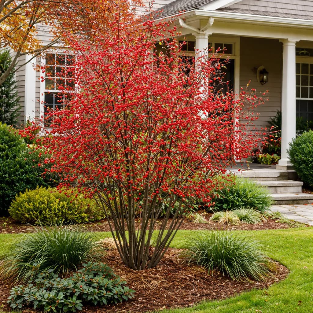 Deciduous Holly Shrub